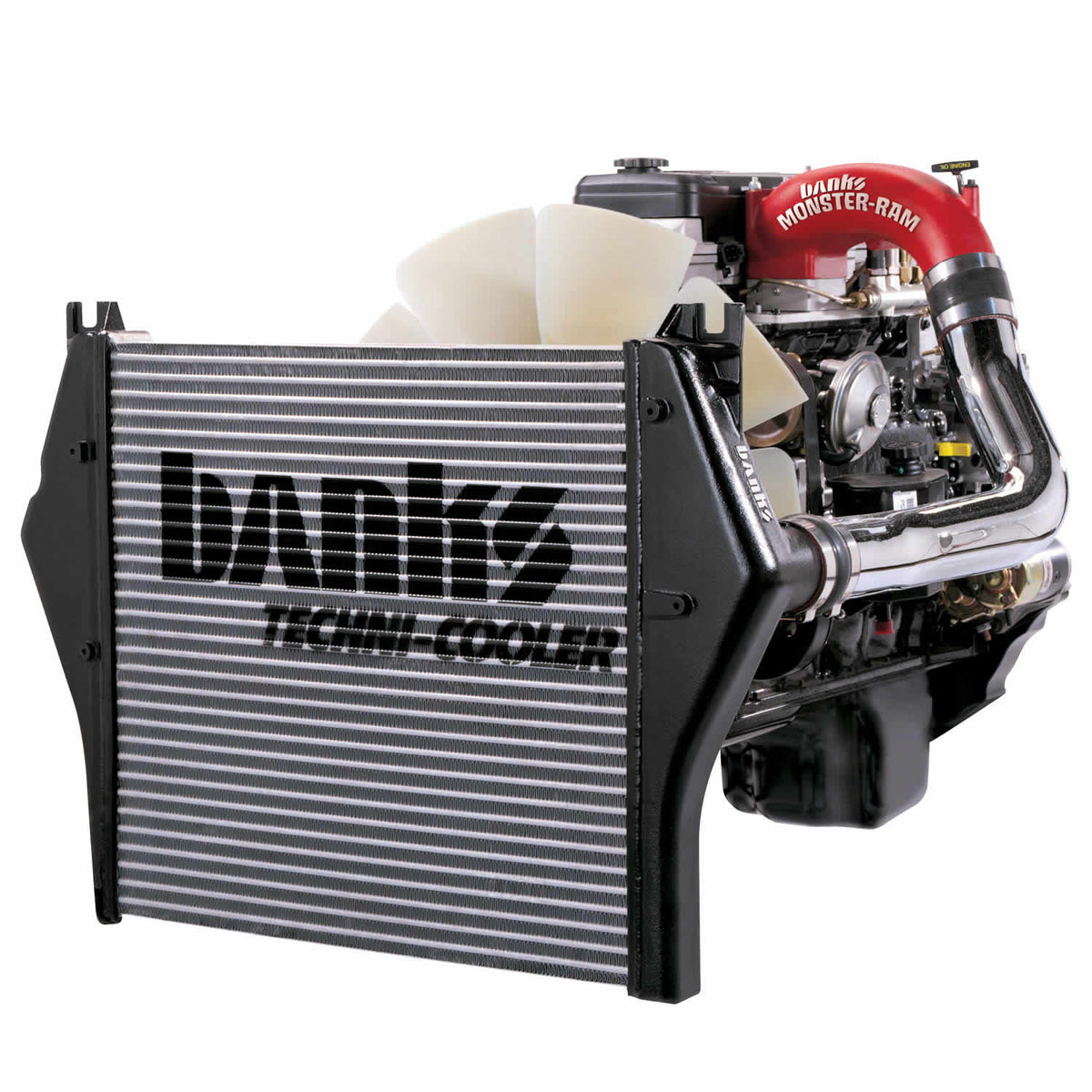 Intercooler System 06-07 Dodge 5.9L W/Monster-Ram and Boost Tubes Banks Power