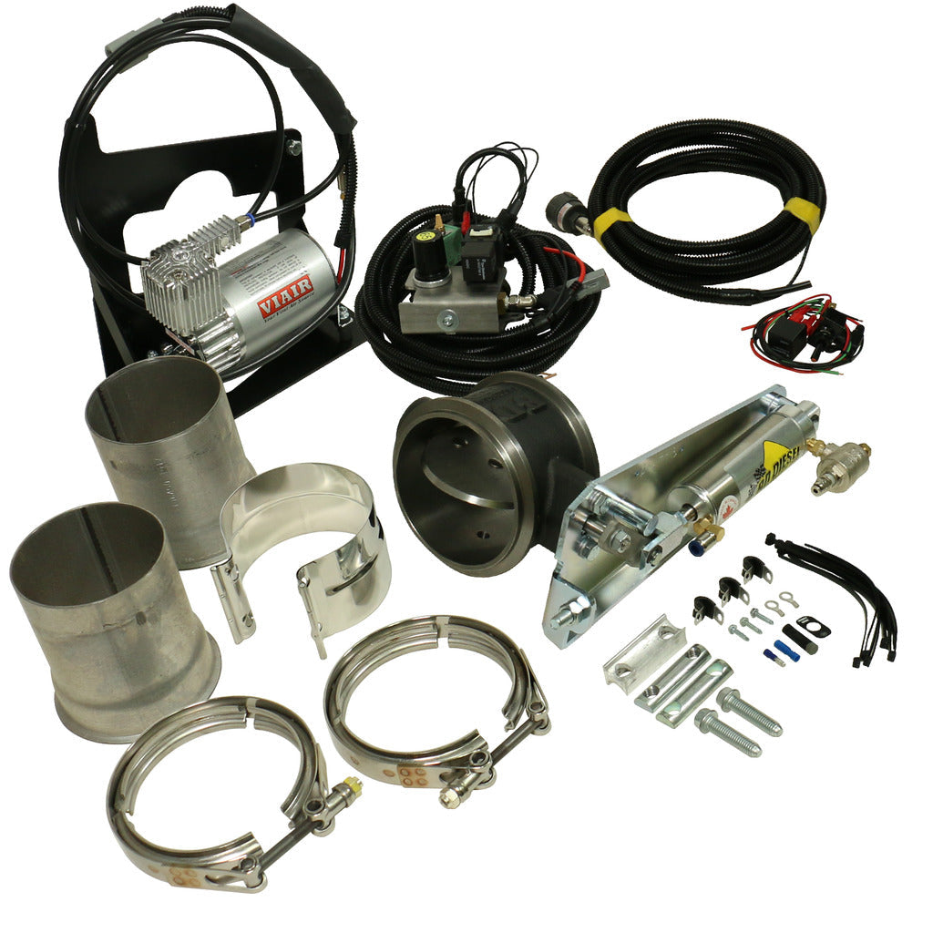 EXHAUST BRAKE (REMOTE) c/w AIR COMPRESSOR DODGE 5.9L CUMMINS 2006-2007