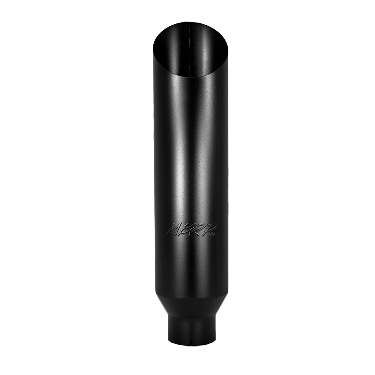 MBRP 1 pc Black Coated Stack 8 Angle Cut 36 ; 5 inlet B1810BLK