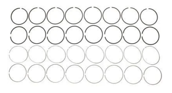 Mahle Engine Piston Ring Set 41909