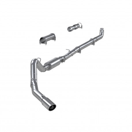 MBRP 2001 2007 Chevrolet GMC 2500 3500 Duramax EC CC T409 Stainless Steel 4 Cat Back Single Side S6004409