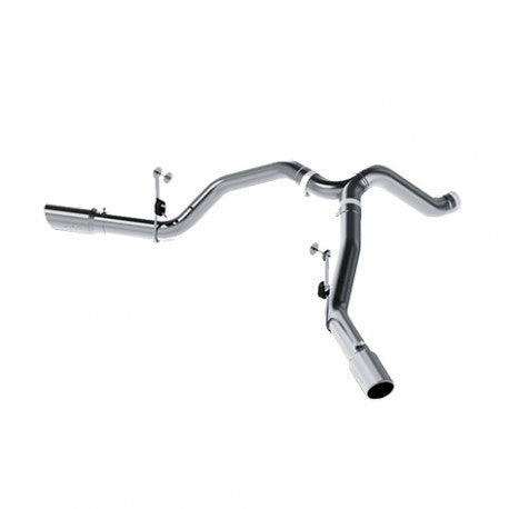 MBRP 2014 2018 RAM 2500 Cummins 6.7L (CC SB) T409 Stainless Steel 4 Filter Back Cool Duals S6163409