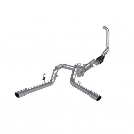 MBRP 2003 2007 Ford F-250 350 6.0L; EC CC T409 Stainless Steel 4 Turbo Back Cool Duals (Retains Factory Cat) S6214409