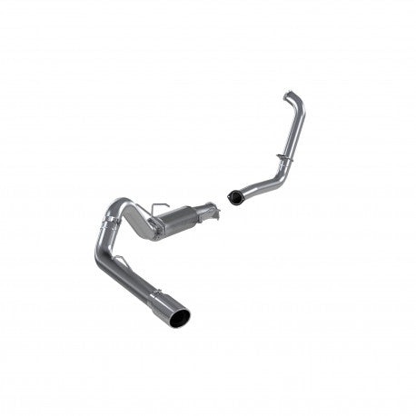 MBRP 2003 2005 Ford Excursion 6.0L Aluminized Steel 4 Turbo Back Single Side Exit (Retains Factory Cat) S6216AL