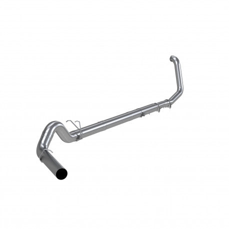 MBRP 1999 2003 Ford F-250 350 7.3L T409 Stainless Steel 5 Turbo Back Single Side Exit - No Muffler S62220SLM