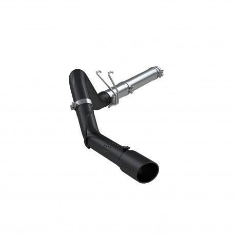 MBRP 2008 2010 Ford F-250 350 450 6.4L Powerstroke Black-Coated Aluminized Steel 4 Filter Back Single Side Exit S6242BLK