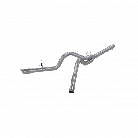 MBRP 2008 2010 Ford F-250 350 450 6.4L Powerstroke Aluminized Steel 4 Filter Back Cool Duals S6244AL
