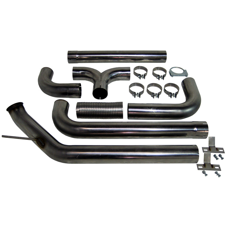 MBRP 2003 2004 Dodge Ram Cummins 4 Turbo Back Dual SMOKERS T409 S8101409