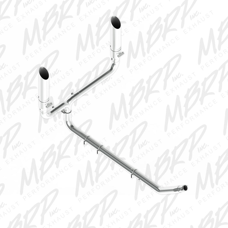 MBRP 1994 2002 Dodge Ram Cummins 4 Turbo Back SMOKERS (incl. B1610 stacks) T409 S9100409