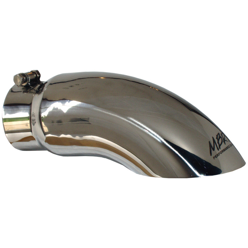 MBRP T304 Stainless Steel Tip; 5 OD Turn Down 4 inlet 14 length T5086