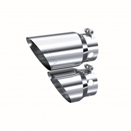 MBRP 2008 2026 Ford F-250 350 450 6.4L 6.7L PowerStroke T304 Stainless Steel Tip 4 inlet 5 Tip Cover Set - 6.75 ; 9.75 length T5111