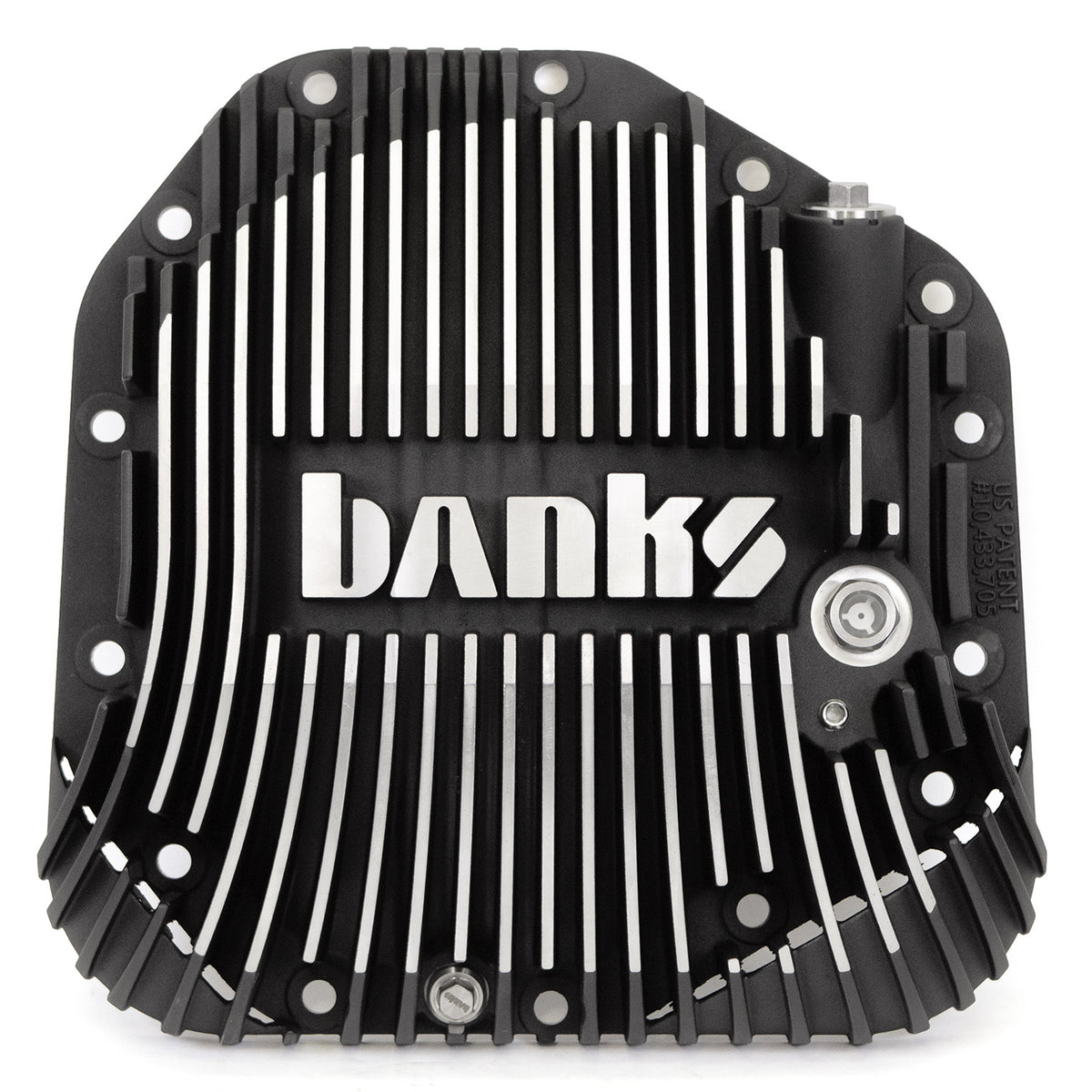 Ram-Air Differential Cover Kit Satin Black/Machined w/Hardware for 17+ Ford F250 HD Tow Pkg and F350 SRW with Dana M275 Rear Axl