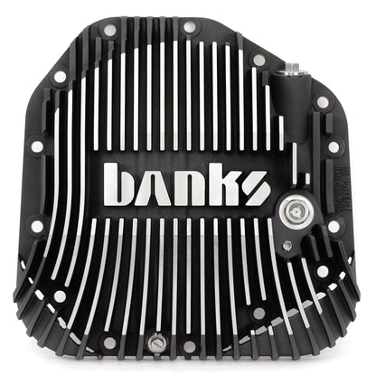Ram-Air Differential Cover Kit Satin Black/Machined w/Hardware for 17+ Ford F250 HD Tow Pkg and F350 SRW with Dana M275 Rear Axl