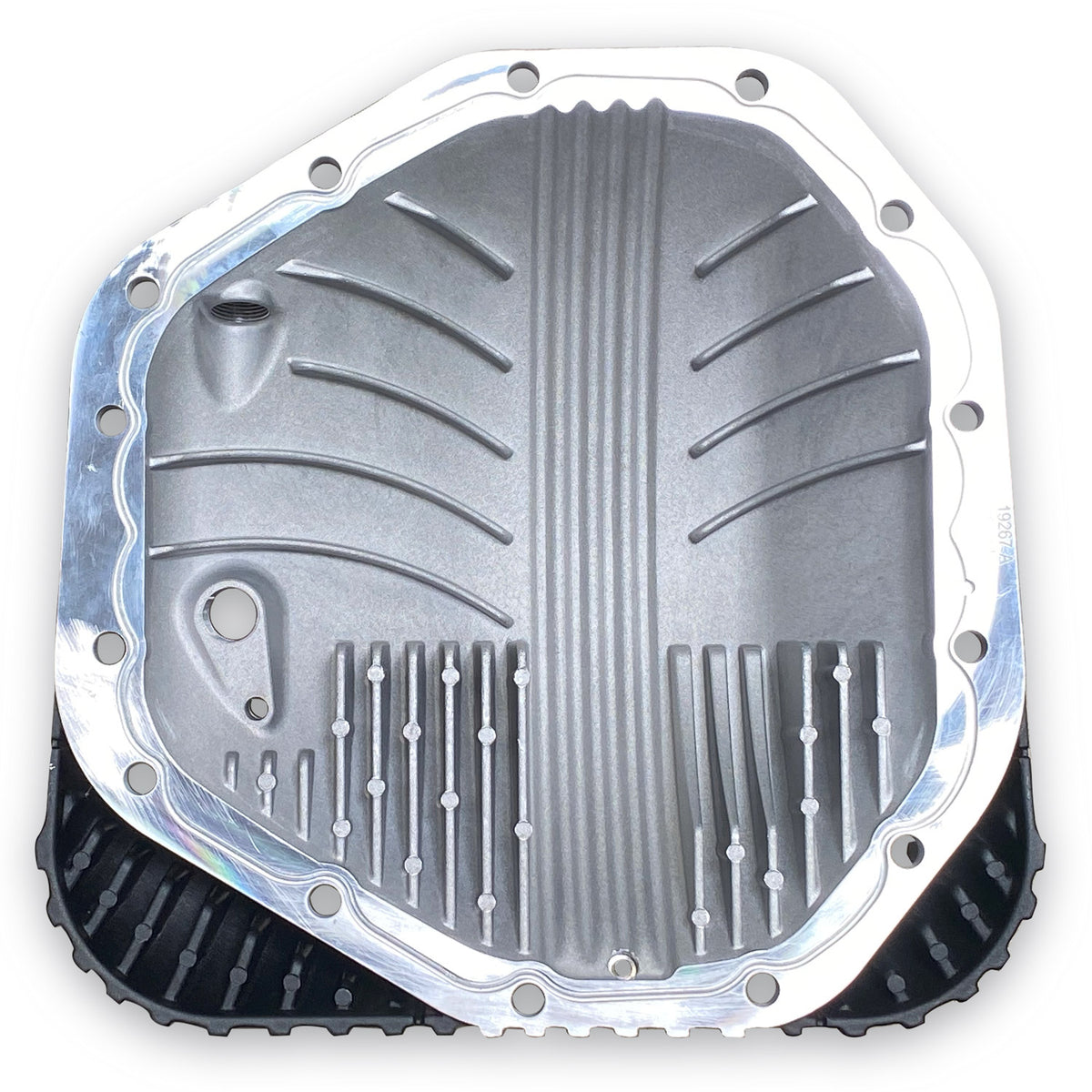 Ram-Air Differential Cover Kit Satin Black/Machined w/Hardware for 17+ Ford F250 HD Tow Pkg and F350 SRW with Dana M275 Rear Axl