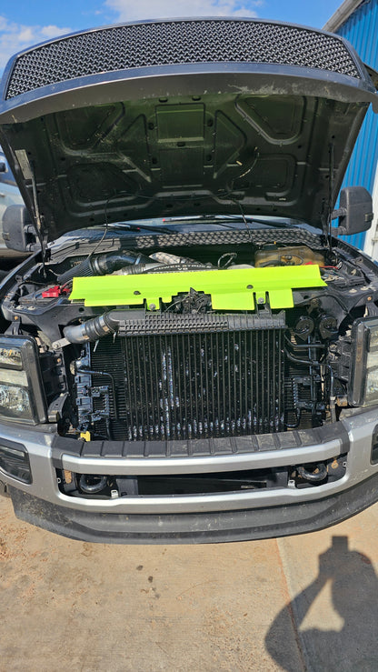 2008 to 2010 6.4L Powerstroke Blessed Performance HD Aluminum Air Deflector