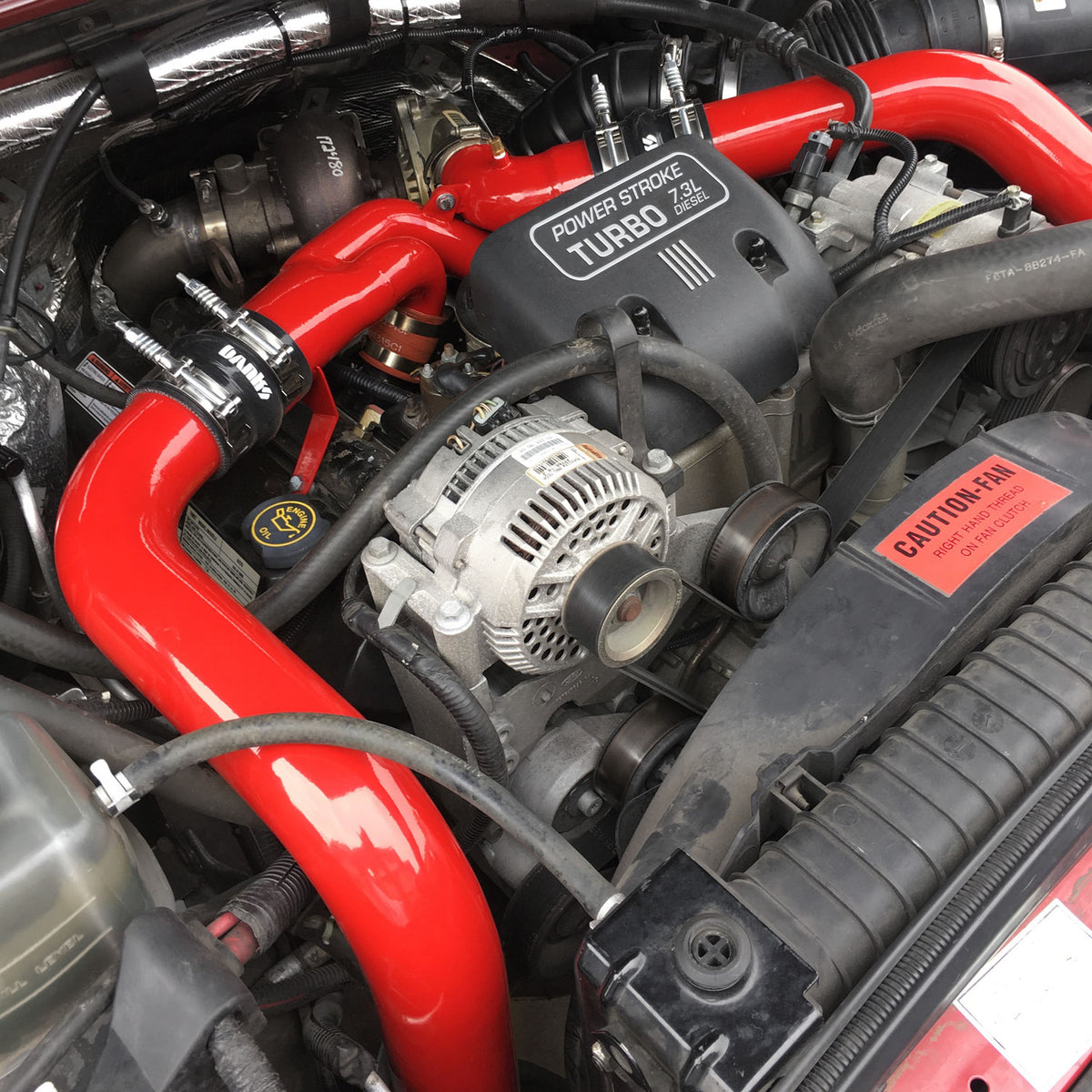 Intercooler System W/Boost Tubes 94-97 Ford 7.3L Banks Power