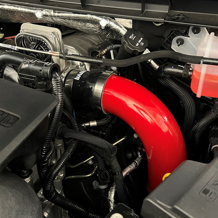 Boost Tube Upgrade Kit Fits 20-24 Chevy/GMC 2500/3500 6.6L Duramax, L5P Red Powdercoat Banks Power