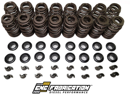 94.5-03 7.3L Ford Powerstroke CNC Fabrication Stage 2 Bee Hive Valve Spring Kit With Valve Seals and Shims