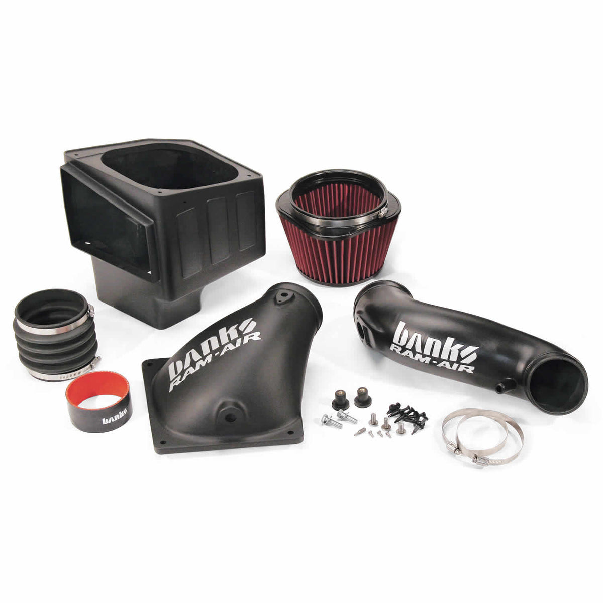 Ram-Air Cold-Air Intake System Oiled Filter 07-09 Dodge 6.7L Banks Power