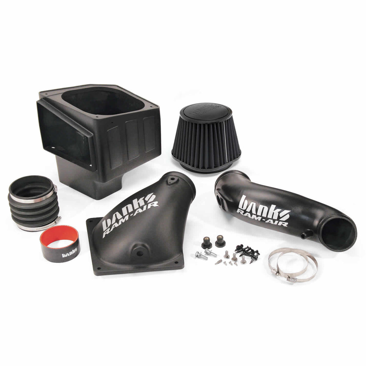 Ram-Air Cold-Air Intake System Dry Filter 10-12 Dodge/Ram 6.7L Banks Power