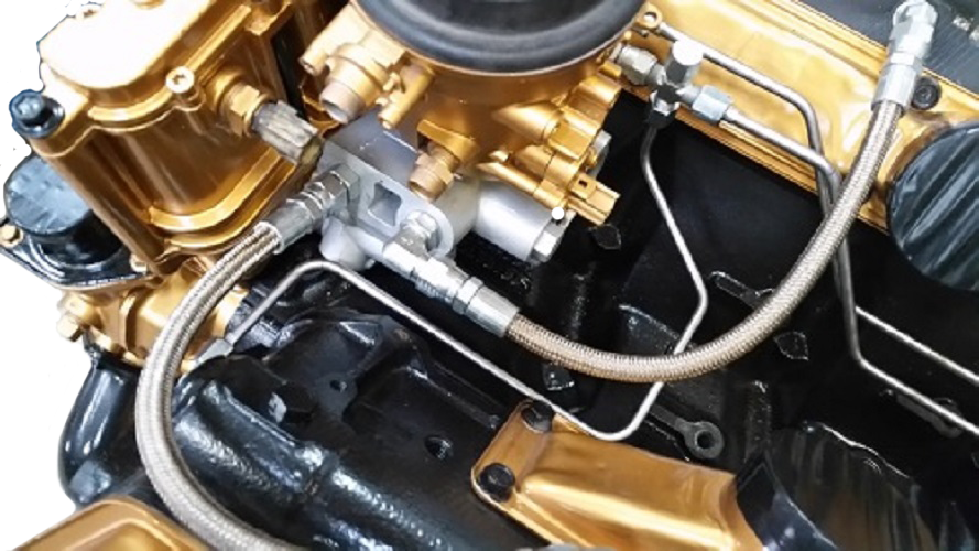 98.5-03 7.3L Ford Powerstroke 7.3L CNC Fabrication 4 Line Feed Fuel Line Kit