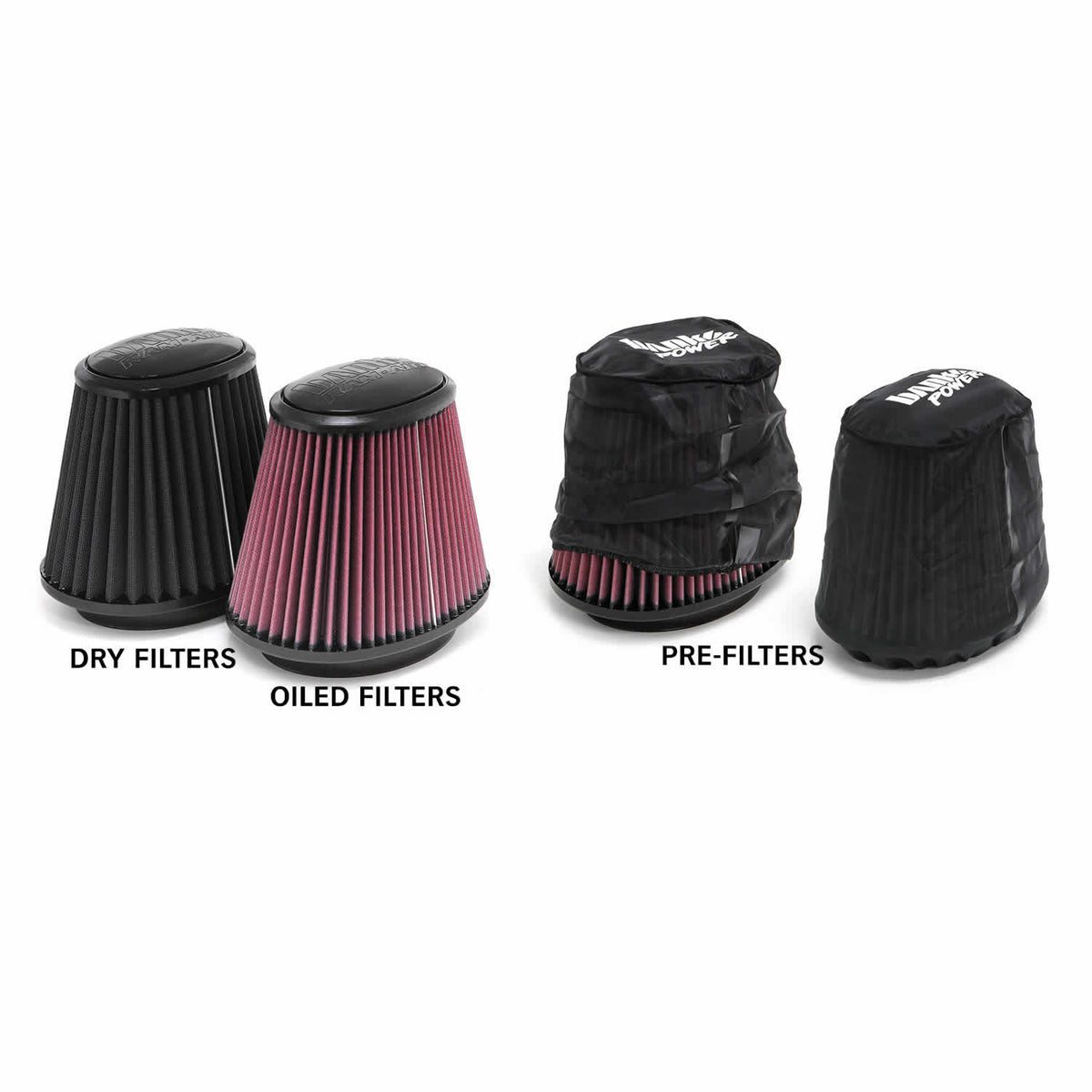 Ram-Air Cold-Air Intake System Oiled Filter 11-16 Ford 6.7L F250 F350 F450 Banks Power