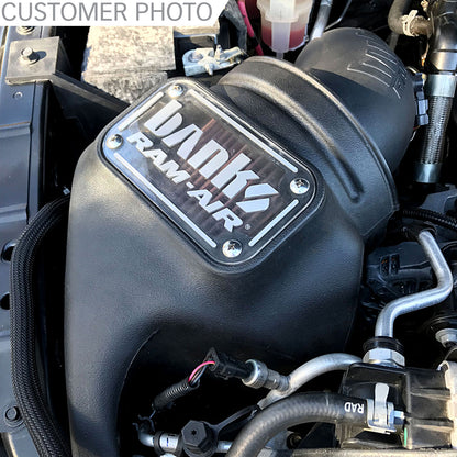 Ram-Air Cold-Air Intake System Oiled Filter 13+ RAM 6.7L Cummins Diesel Banks Power