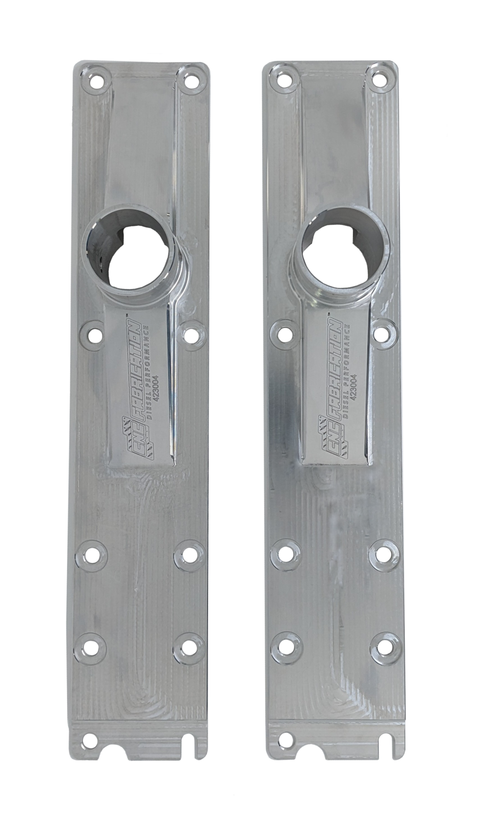 94.5-E99 7.3L Billet Plenum Set W/ Bolts- Raw Aluminum (10 Bolt Only) CNC Fabrication