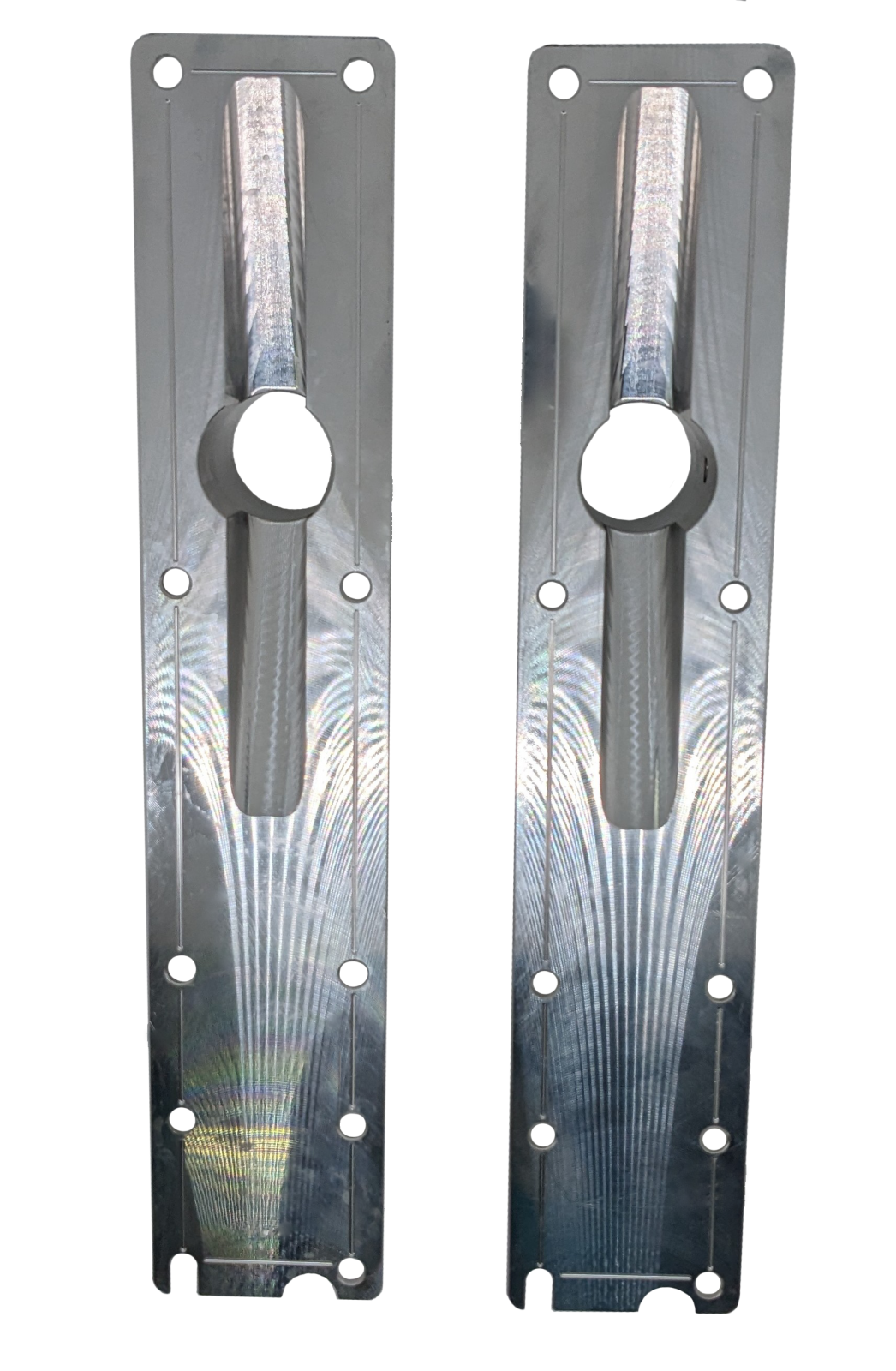 94.5-E99 7.3L Billet Plenum Set W/ Bolts- Raw Aluminum (10 Bolt Only) CNC Fabrication