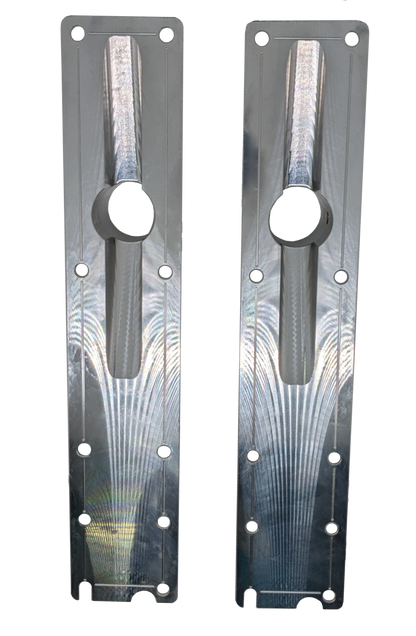 94.5-E99 7.3L Billet Plenum Set W/ Bolts- Raw Aluminum (10 Bolt Only) CNC Fabrication