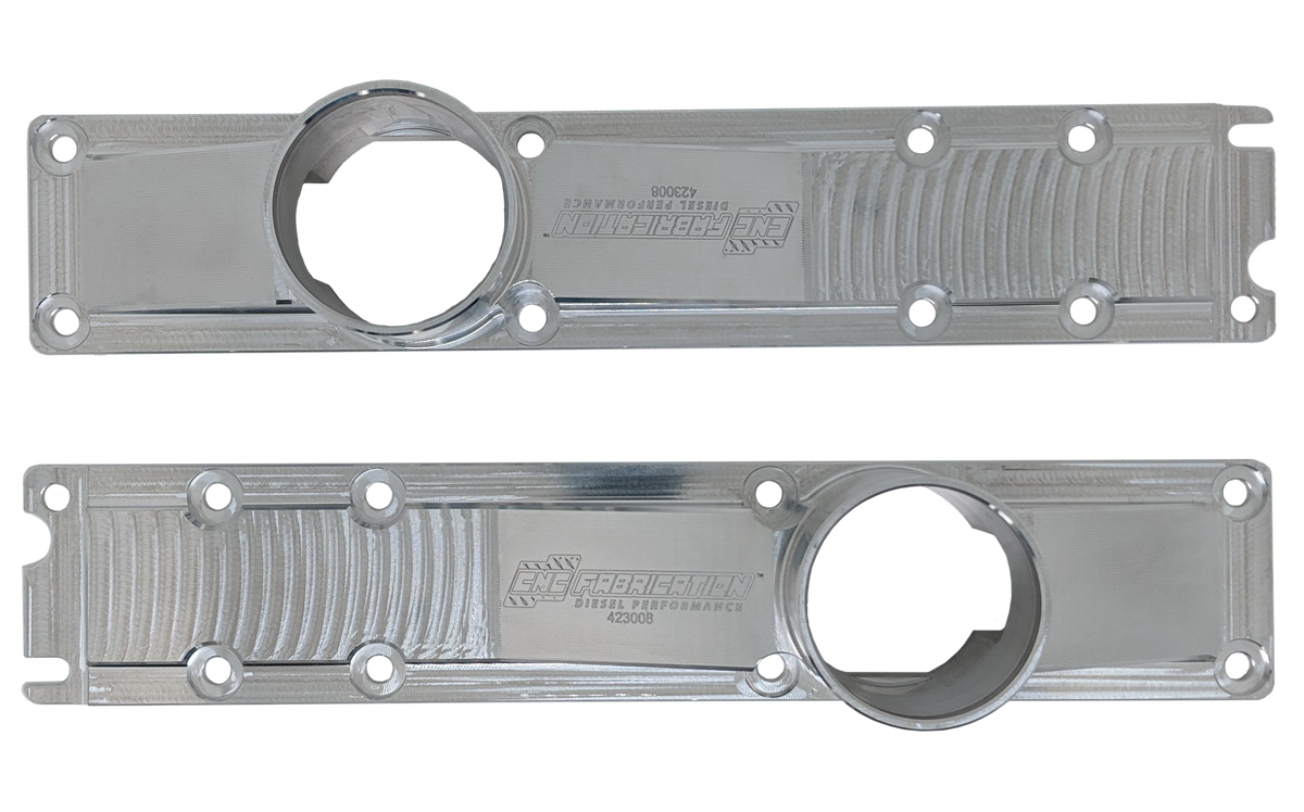 99.5-03 7.3L Billet Plenum Set W/ Bolts- Raw Aluminum (Use For 94.5-E99 W/T4) CNC Fabrication