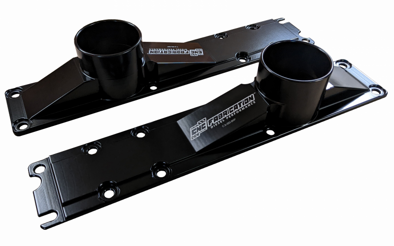 99.5-03 7.3L Billet Plenum Set W/ Bolts- Black (Use For 94.5-E99 W/T4) CNC Fabrication