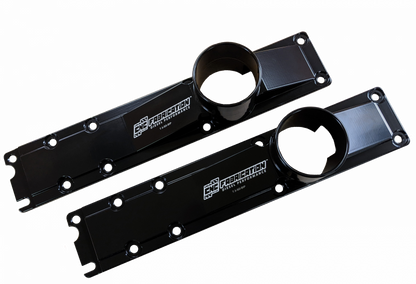 99.5-03 7.3L Billet Plenum Set W/ Bolts- Black (Use For 94.5-E99 W/T4) CNC Fabrication