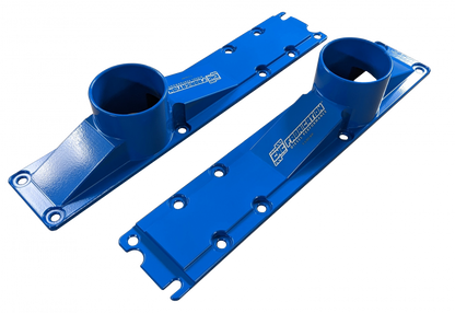 99.5-03 7.3L Billet Plenum Set W/ Bolts- Blue (Use For 94.5-E99 W/T4) CNC Fabrication