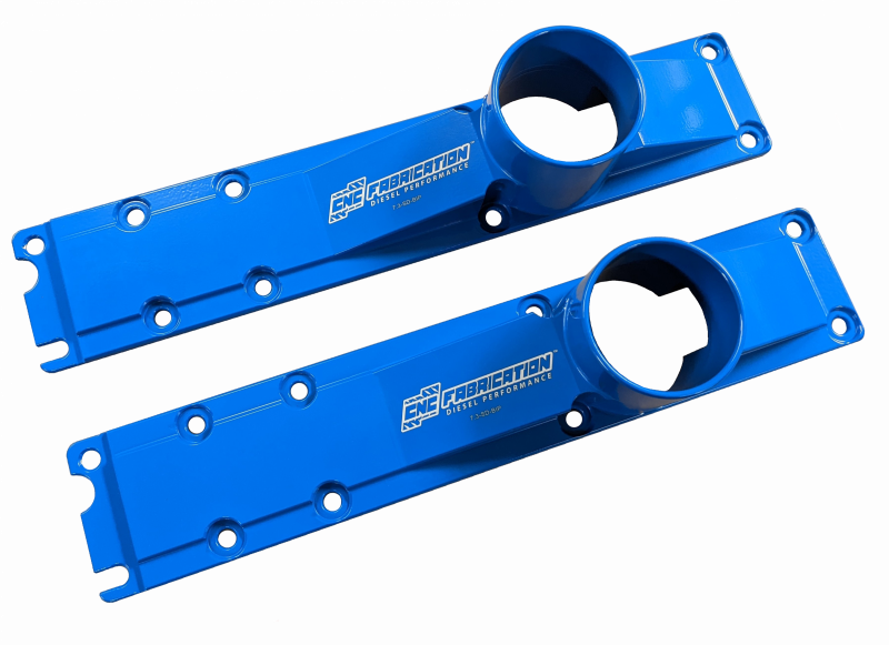 99.5-03 7.3L Billet Plenum Set W/ Bolts- Blue (Use For 94.5-E99 W/T4) CNC Fabrication