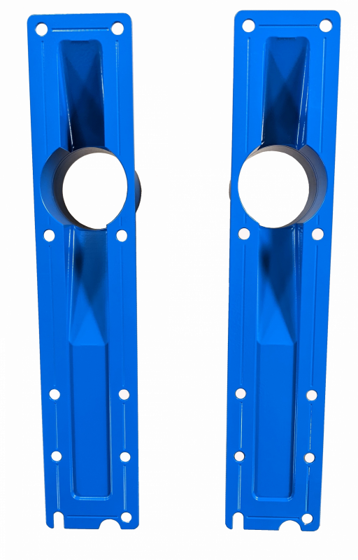 99.5-03 7.3L Billet Plenum Set W/ Bolts- Blue (Use For 94.5-E99 W/T4) CNC Fabrication