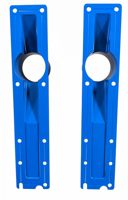 99.5-03 7.3L Billet Plenum Set W/ Bolts- Blue (Use For 94.5-E99 W/T4) CNC Fabrication