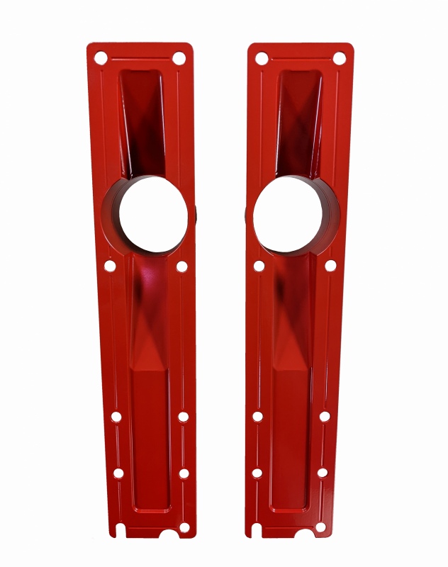 99.5-03 7.3L Billet Plenum Set W/ Bolts- Red (Use For 94.5-E99 W/T4) CNC Fabrication