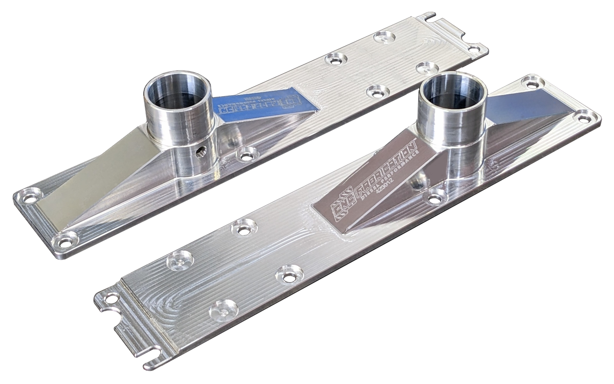 94.5-95 7.3L 2 Inch 8 Bolt Billet Intake Plenums Raw Aluminum CNC Fabrication