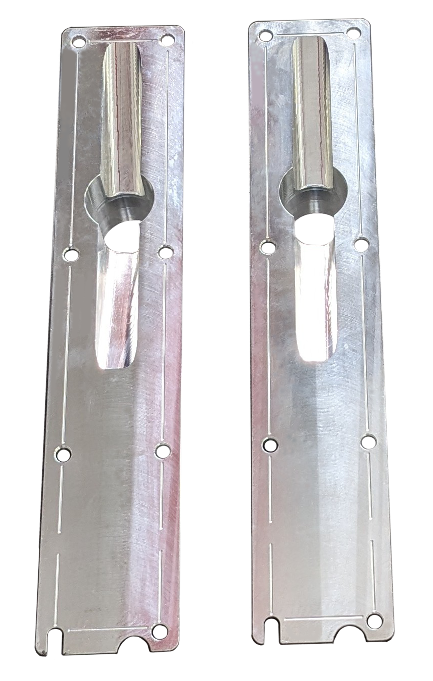 94.5-95 7.3L 2 Inch 8 Bolt Billet Intake Plenums Raw Aluminum CNC Fabrication