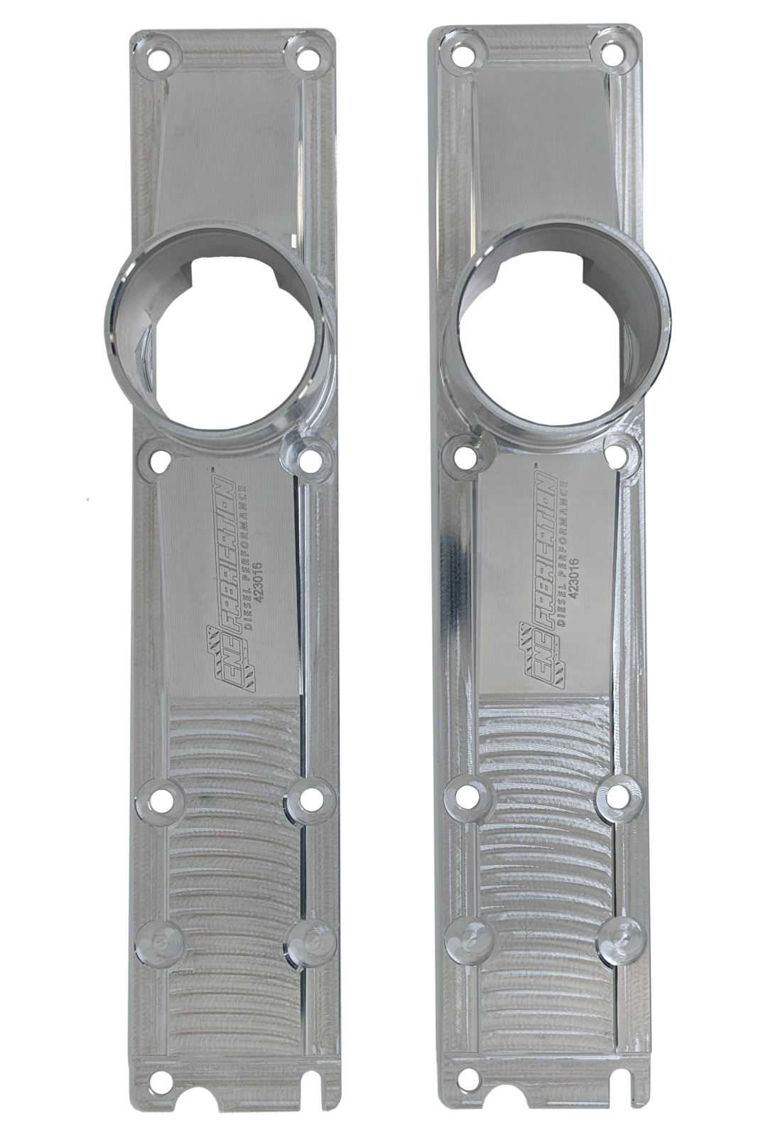 94.5-95 7.3L 3 Inch 8 Bolt Billet Intake Plenums Raw Aluminum CNC Fabrication