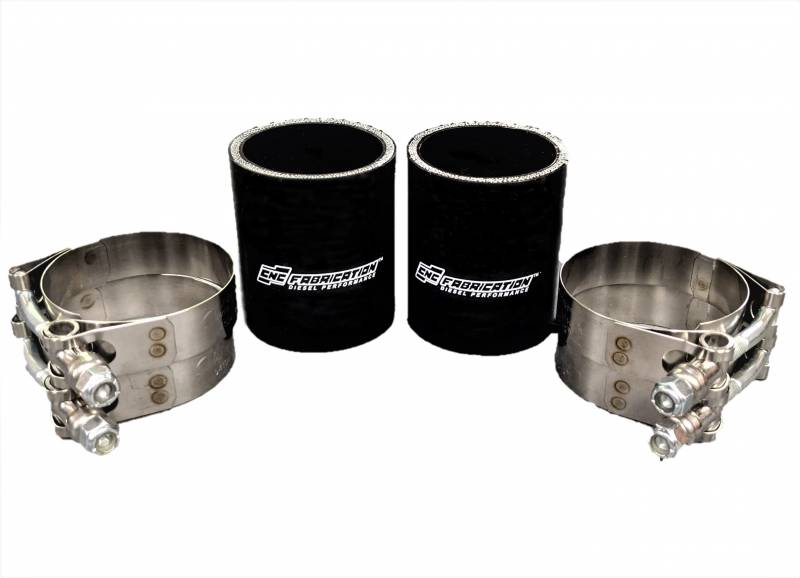 94-97 Replacement Plenum Boot Kit With Clamps Black CNC Fabrication
