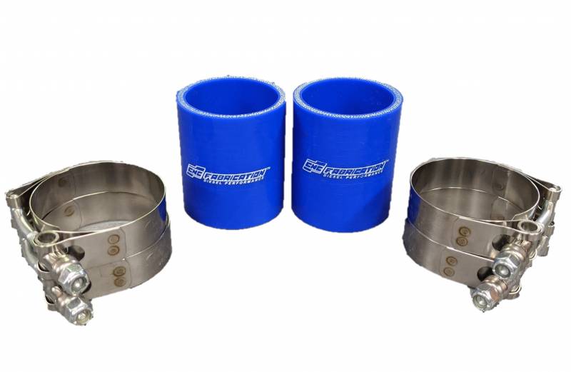 94-97 Replacement Plenum Boot Kit With Clamps Blue CNC Fabrication