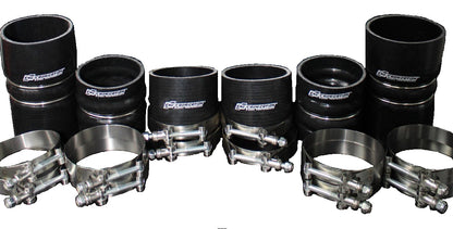 99.5-03 Ford Powerstroke 7.3L Charge Air Cooler Boot Kit Black CNC Fabrication