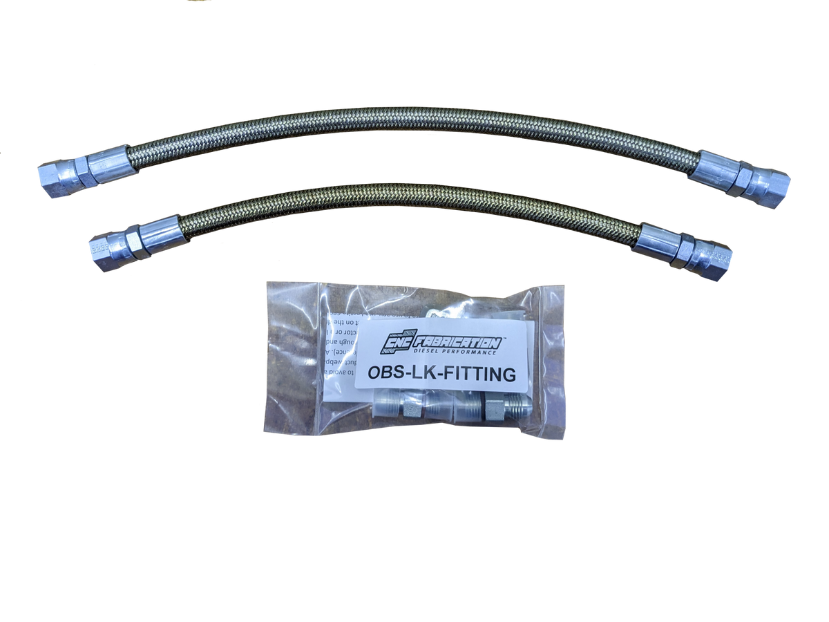 94-97 Ford Powerstroke 7.3L Replacement High Pressure Oil Pump Lines CNC Fabrication
