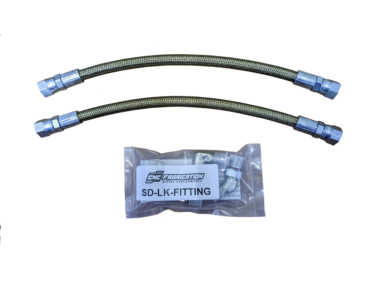 Early 99-03 Ford Powerstroke 7.3L Replacement High Pressure Oil Pump Lines CNC Fabrication