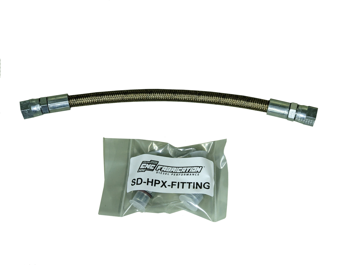 95-03 Ford Powerstroke 7.3L Pressure Oil Pump Lines (HPx) Crossover Line CNC Fabrication