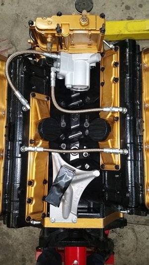 94.5-03 7.3L Driver Side Replacement Hpop Line No Fittings CNC Fabrication