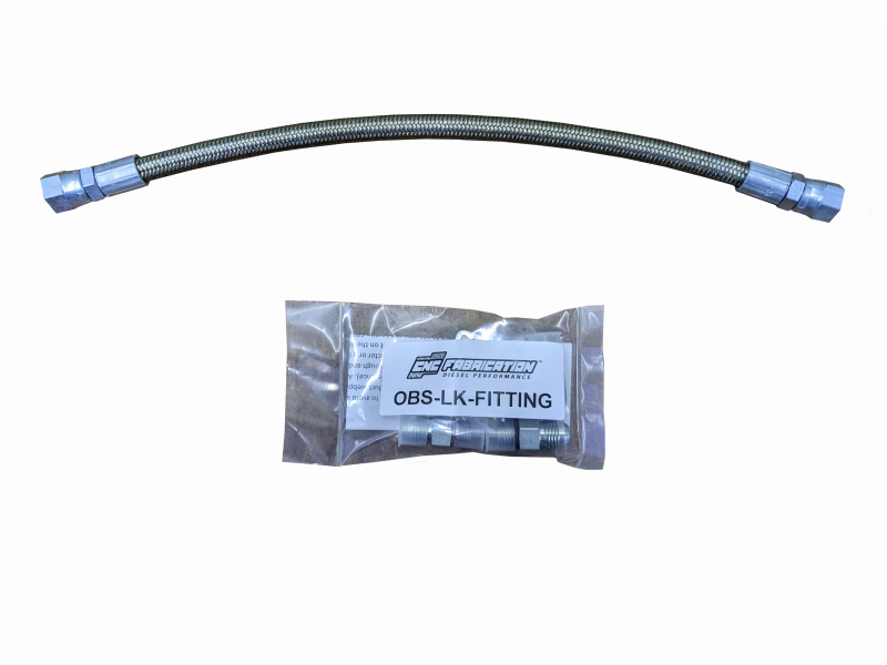 94.5-97 7.3L Passenger Side Replacement Hpop Line With Fittings CNC Fabrication