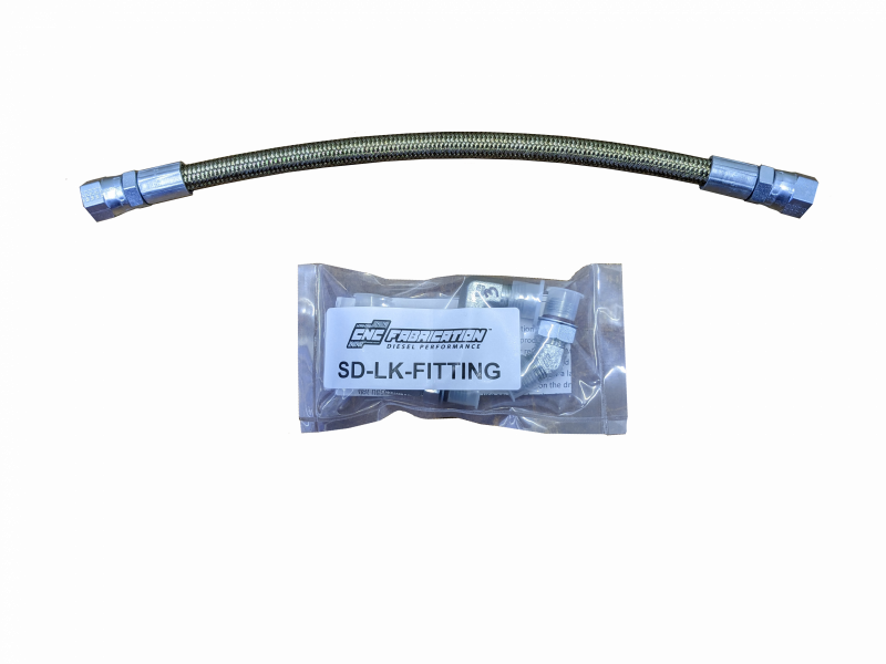98.5-03 7.3L Passenger Side Replacement Hpop Line With Fittings CNC Fabrication